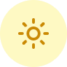 yellow sun icon