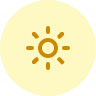 yellow sun icon