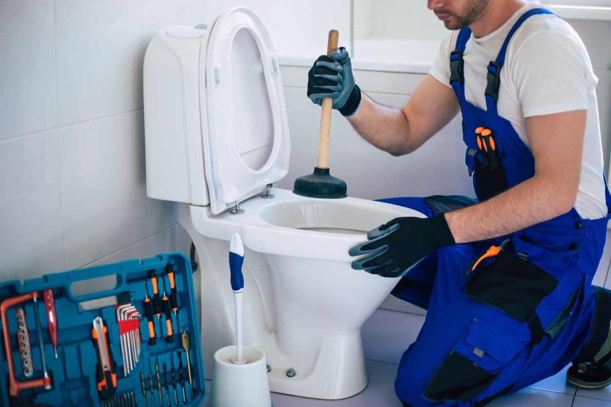 Toilette reparieren